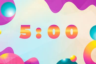 VBS Bubble Countdown Video Timer