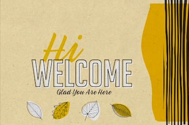 Fall Festival Leaves Church Welcome Video