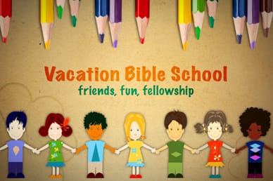 Pencils and Kids VBS Video Splash Screen