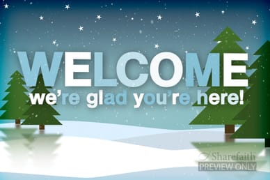 Christmas Season Welcome Video Loop