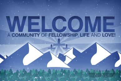 Winter Mountains Welcome Video