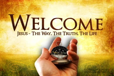 New Year Compass Welcome Video Loop