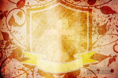 Shield with Cross Easter Worship Background Video