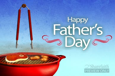 Happy Fathers Day Video BBQ Loop