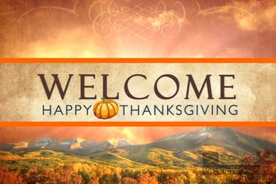 Fall Scenery Welcome Video