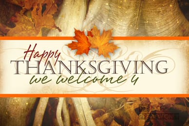 Thanksgiving Photo Welcome Video Loop