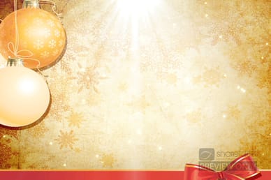 Christmas Ornaments Video Background Loop