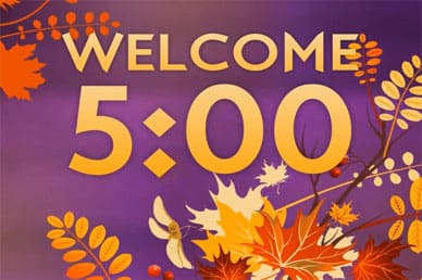 Fall Countdown Timer Video