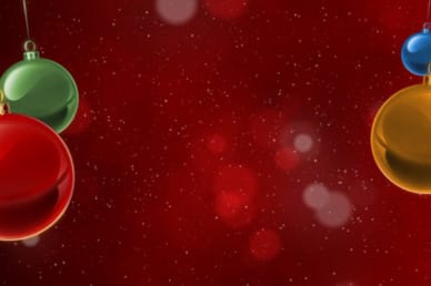 Red Ornaments Christmas Video