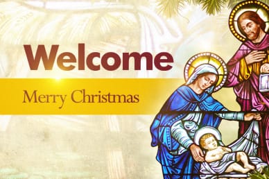 Christmas Welcome Church Video Loop