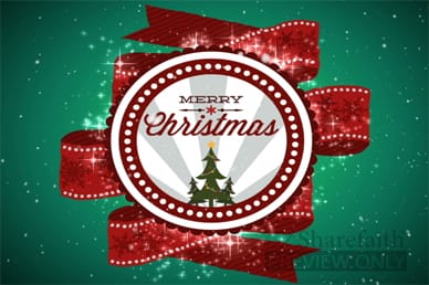 Merry Christmas Video Loop for Church