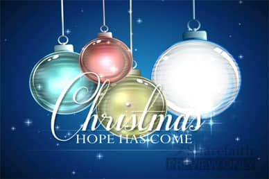 Merry Christmas Video Intro for Church