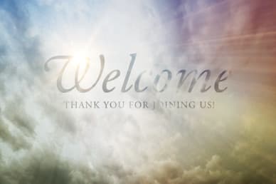 Welcome Clouds Church Loop