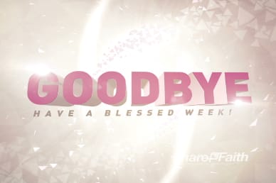 Goodbye Ending Video Motion Worship Loop for Church