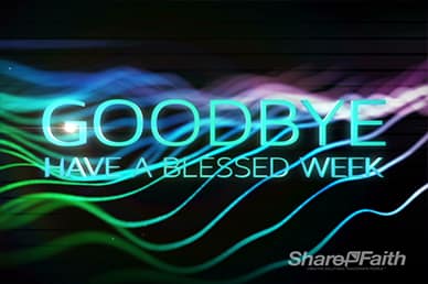 Light Waves Goodbye Motion Loop