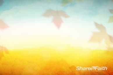 Falling Leaves Motion Video Background