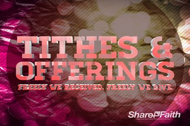 Tithes and Offerings Modern Church Loop