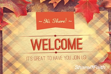 Fall Welcome Loop for Church