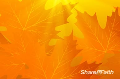 Abstract Fall Religious Worship Video