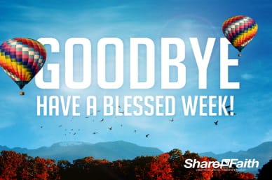 Fall Festival Goodbye Christian Video Loop