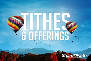 Fall Festival Tithes and Offerings Christian Video Loop