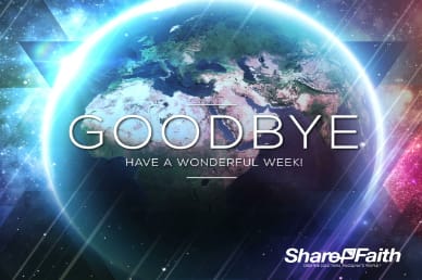 Light of the World Galaxy Church Goodbye Video Loop
