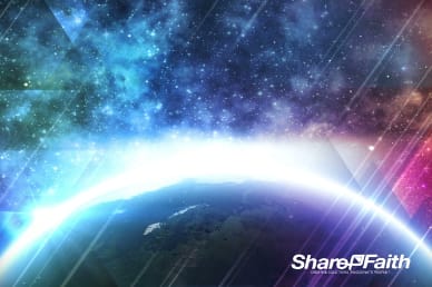 Light of the World Galaxy Worship Video Backround