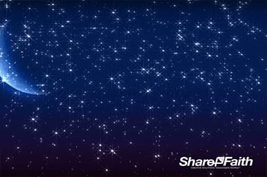 Abstract Christmas Snow Worship Video Loop