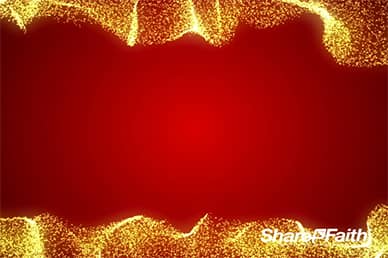 Abstract Christmas Flare Worship Video Loop