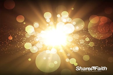 Abstract Christmas Light Worship Video Loop