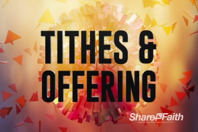 Abstract Ball Tithes and Religious Offerings Video