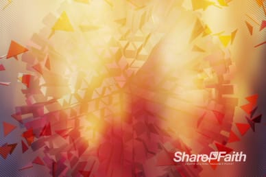 Abstract Ball Wide Christian Worship Video Loop