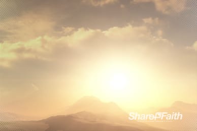 Abstract Mountain Christian Worship Video