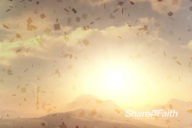 Abstract Mountain Worship Video Loop