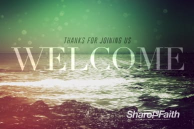 Faith Through Tides Christian Welcome Video Loop