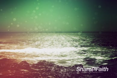 Faith Through Tides Christian Worship Video Loop