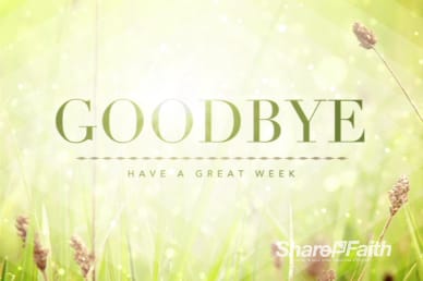 Resurrection Sunday He is Risen Goodbye Motion Background Video