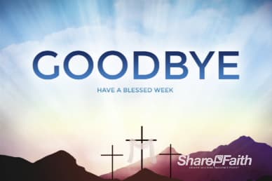 Resurrection Sunday Easter Goodbye Video Loop