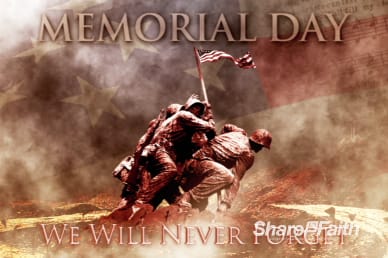 Memorial Day Video Loop for Memorial Day Service