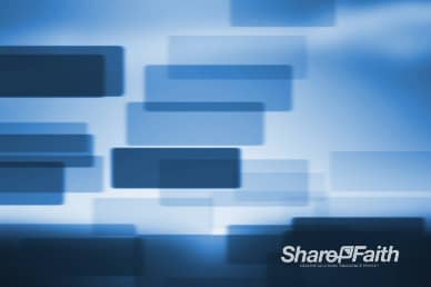 Moving Rectangles Blue Religious Motion Video Background