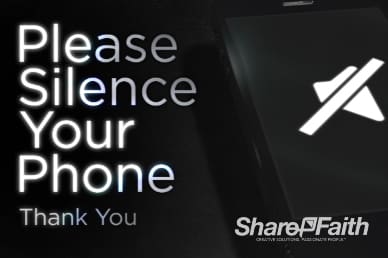Silence Your Phone Video Animation Loop HD