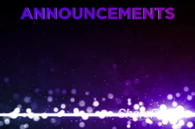 Dancing Particles Ministry Announcements Video