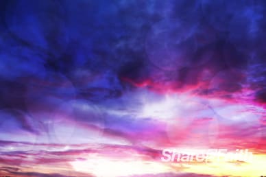 Purple Sunset Worship Video Background