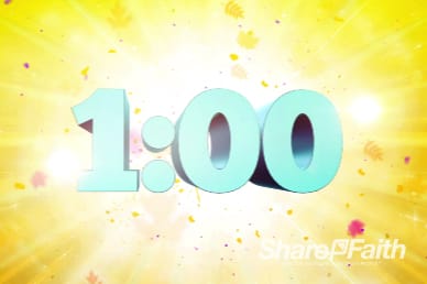 1 Minute Kids Church Ministry Countdown Timer