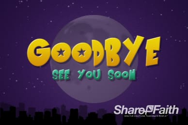 Trunk or Treat Ministry Goodbye Video Loop