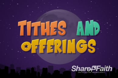 Trunk or Treat Tithes and Offerings Service Video Loop