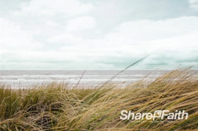 Beach Worship Scene Christian Background Video