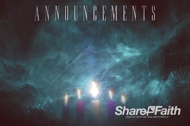 Advent Season of Expectation Religious Welcome Video