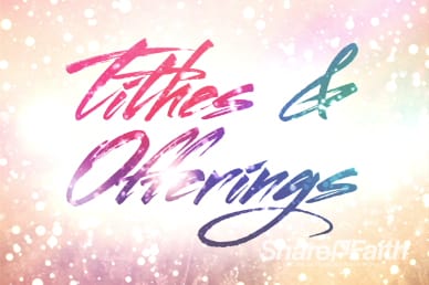 Christmas Revolution Ministry Tithes and Offerings Background Video