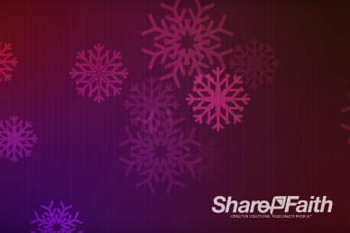 Snowflake Grid Christian Worship Video Background